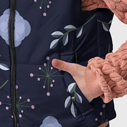 Детский жилет Цветок и веточка, двух цветная ветка, цвет: 3D-светло-серый — фото 2