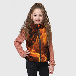 Детский жилет Пламя удачи, цвет: 3D-черный — фото 2