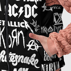 Детский жилет Сборник тяжёлого рока, цвет: 3D-черный — фото 2