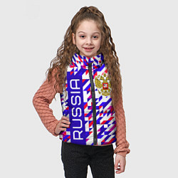 Детский жилет Russian geometry, цвет: 3D-черный — фото 2