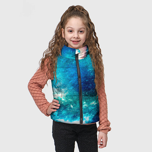 Детский жилет Звёздная Вселенная / 3D-Черный – фото 3