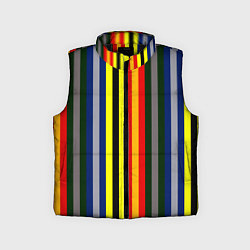 Детский жилет Полосы школа чародейства и волшебства, цвет: 3D-черный