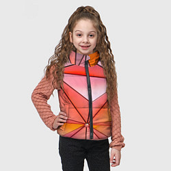 Детский жилет Розовый обман зрения, цвет: 3D-красный — фото 2