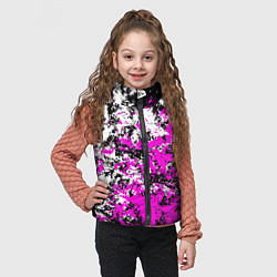 Детский жилет Розово белая краска, цвет: 3D-красный — фото 2