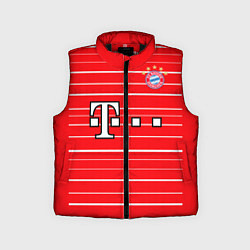 Детский жилет Джамал Мусиала Бавария Мюнхен форма 2223 домашняя, цвет: 3D-черный