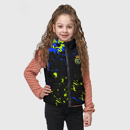 Детский жилет Реал Мадрид фк / 3D-Черный – фото 3