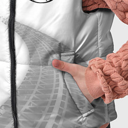 Детский жилет JAC speed на светлом фоне со следами шин: надпись,, цвет: 3D-черный — фото 2