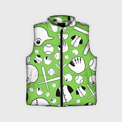 Детский жилет Мир бейсбола, цвет: 3D-светло-серый