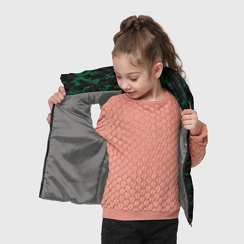 Детский жилет Точечный камуфляжный узор Spot camouflage pattern / 3D-Светло-серый – фото 4