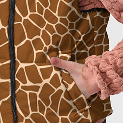 Детский жилет Пятнистая шкура жирафа, цвет: 3D-красный — фото 2