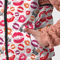 Детский жилет Поцелуи - kiss, цвет: 3D-черный — фото 2
