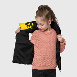 Детский жилет A Silent Voice - gold gradient: по-вертикали, цвет: 3D-черный — фото 2