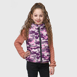 Детский жилет Модный камуфляж - милитари, цвет: 3D-черный — фото 2