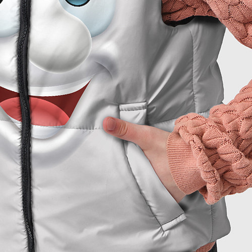 Детский жилет Милая улыбка / 3D-Светло-серый – фото 5