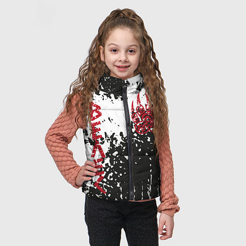 Детский жилет Лапа медведя / 3D-Красный – фото 3