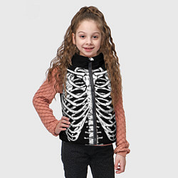 Детский жилет Skeleton ribs, цвет: 3D-черный — фото 2