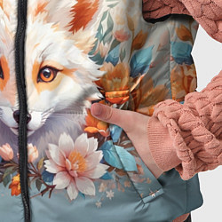 Детский жилет Цветочная лиса, цвет: 3D-черный — фото 2
