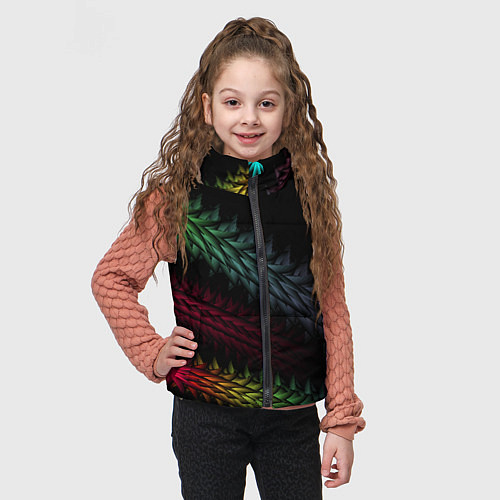 Детский жилет Звездный салют / 3D-Черный – фото 3