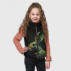 Детский жилет Магический кролик, цвет: 3D-черный — фото 2