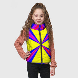Детский жилет Абстракция геометрическая, цвет: 3D-светло-серый — фото 2