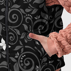 Детский жилет Орнамент с бабочками, цвет: 3D-светло-серый — фото 2