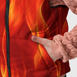 Детский жилет Огонь рыжий, цвет: 3D-светло-серый — фото 2