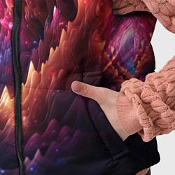 Детский жилет Звездная космическая спираль, цвет: 3D-красный — фото 2