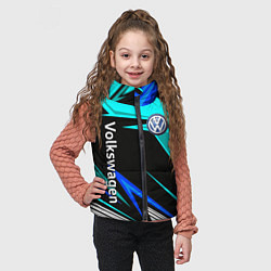 Детский жилет Фольцваген - sport uniform, цвет: 3D-черный — фото 2