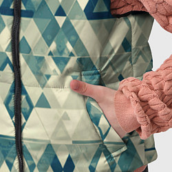 Детский жилет Абстракция светло-зеленый, цвет: 3D-черный — фото 2