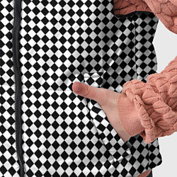 Детский жилет Шахматный чёрно-белый, цвет: 3D-черный — фото 2