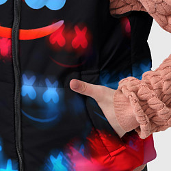 Детский жилет Marshmello skibidi dob dob, цвет: 3D-красный — фото 2