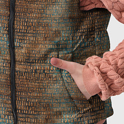 Детский жилет Египетские иероглифы паттерн, цвет: 3D-светло-серый — фото 2