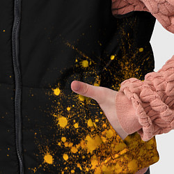 Детский жилет Audi - gold gradient вертикально, цвет: 3D-черный — фото 2