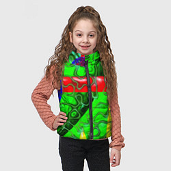 Детский жилет Кожаный рельеф, цвет: 3D-светло-серый — фото 2