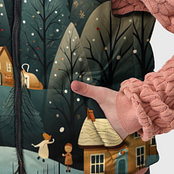 Детский жилет Зимняя страна чудес, цвет: 3D-светло-серый — фото 2