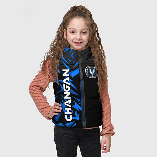 Детский жилет Changan - blue uniform / 3D-Черный – фото 3
