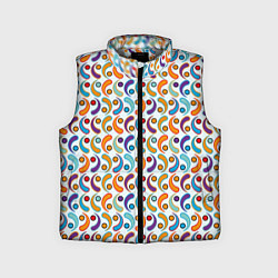 Детский жилет Паттерн из симметричных фигур