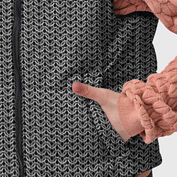 Детский жилет Кованная металлическая кольчуга, цвет: 3D-красный — фото 2