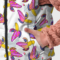 Детский жилет Разноцветный банан, цвет: 3D-черный — фото 2