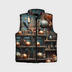 Детский жилет Новогодняя полка, цвет: 3D-красный