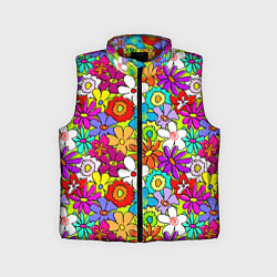 Детский жилет Floral multicolour, цвет: 3D-красный