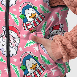 Детский жилет Персонажи новогодние, цвет: 3D-светло-серый — фото 2