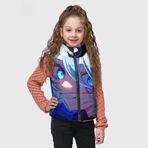 Детский жилет Геншин Импакт Фурина / 3D-Красный – фото 3