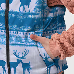 Детский жилет Синие олени, цвет: 3D-черный — фото 2