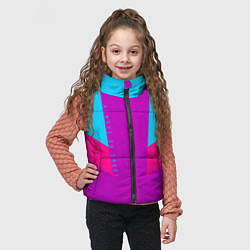 Детский жилет Always in sports сиреньевый, цвет: 3D-светло-серый — фото 2