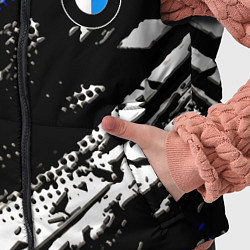 Детский жилет BMW stripes color auto sport, цвет: 3D-светло-серый — фото 2