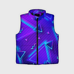 Детский жилет Neon Pattern colored, цвет: 3D-черный