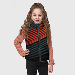 Детский жилет Рифленая абстракция, цвет: 3D-светло-серый — фото 2