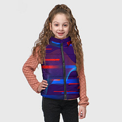 Детский жилет Abstraction colored, цвет: 3D-светло-серый — фото 2
