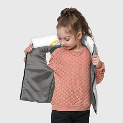 Детский жилет Драйв как у Райана Гослинга, цвет: 3D-светло-серый — фото 2